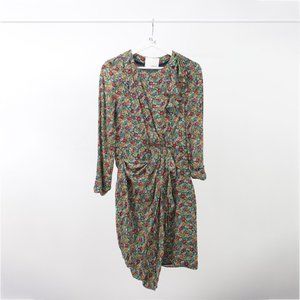 3.1 Phillip Lim Ruched Floral Tea Dress